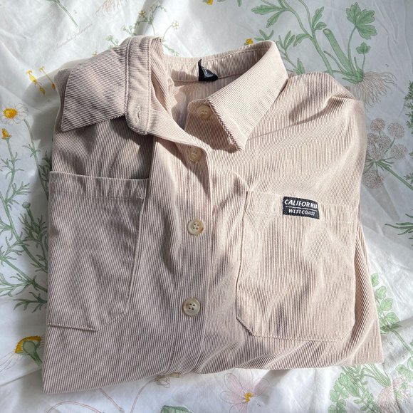 Cream corduroy shirt - Picture 1 of 3